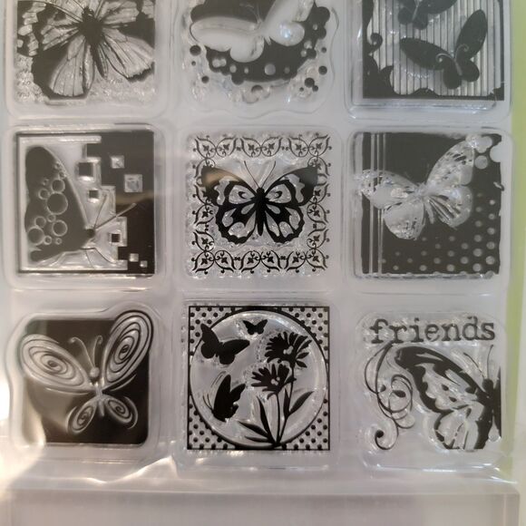 TRAVELER DESTINATIONS & TRAVEL CORNER DESIGNS Clear Cling Stamps Lot of 2 Pkgs - Picture 3 of 12